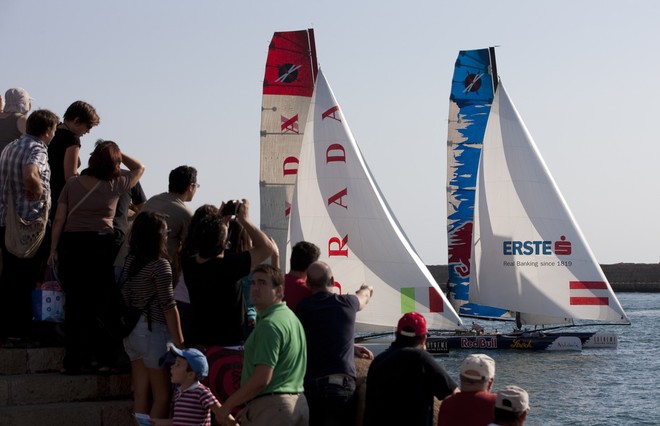 Act 8, Almeria - Day 5 - Luna Rossa - Extreme Sailing Series 2012 © Lloyd Images http://lloydimagesgallery.photoshelter.com/